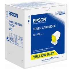 Epson S050747 / C13S050747 Tóner original amarillo de alta capacidad (8800 páginas)