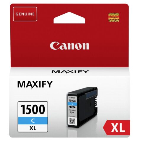 Canon PGI-1500XL Cartucho original cian de alta capacidad (1020 páginas)