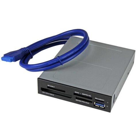 StarTech.com Lector Interno USB 3.0 para Tarjetas Memoria Flash con Soporte para UHS-II