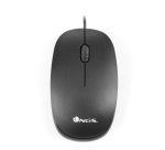 NGS Flame ratón USB Óptico 1000 DPI mano derecha Negro