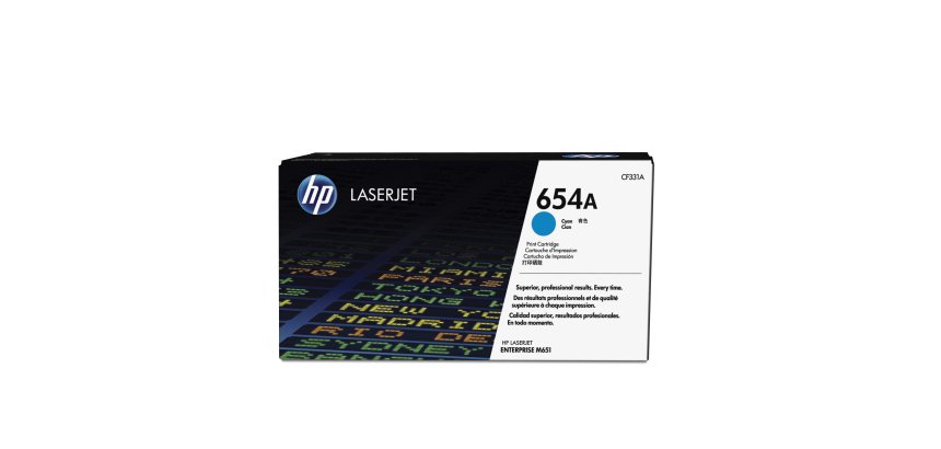 HP 654A / CF331A Tóner original cian de alta capacidad (15000 páginas)