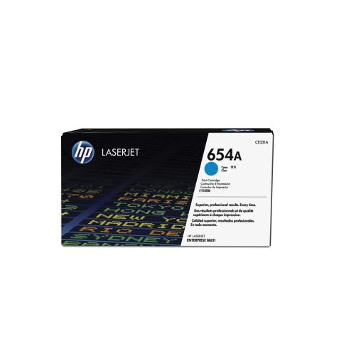 HP 654A / CF331A Tóner original cian de alta capacidad (15000 páginas)