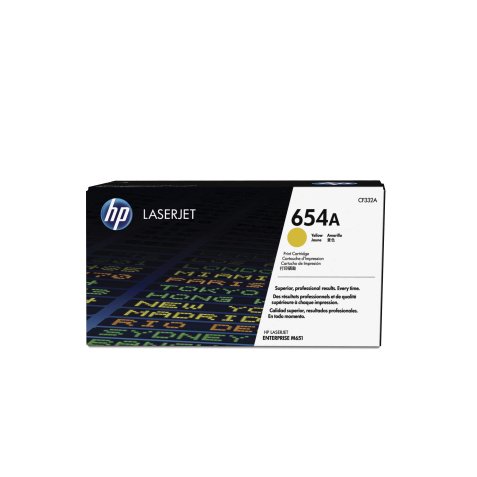 HP 654A / CF332A Tóner original amarillo de alta capacidad (15000 páginas)