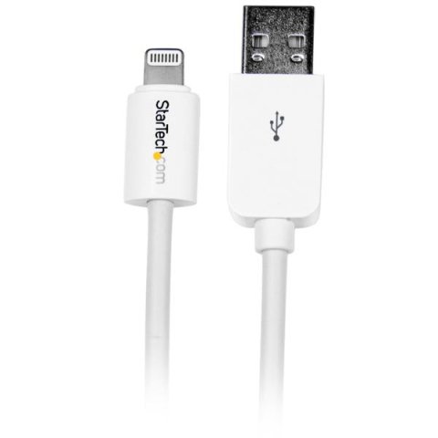 Cable Lightning a USB de StarTech.com para iPhone, iPod, iPad, blanco, 3 m