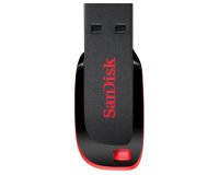 Sandisk Cruzer Blade unidad flash USB 64 GB USB tipo A 2.0 Negro, Rojo