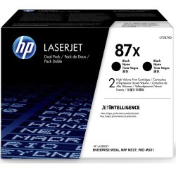 HP 87X Original Negro 2 pieza(s)