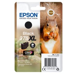 Epson Squirrel Singlepack Black 378XL Claria Photo HD Ink