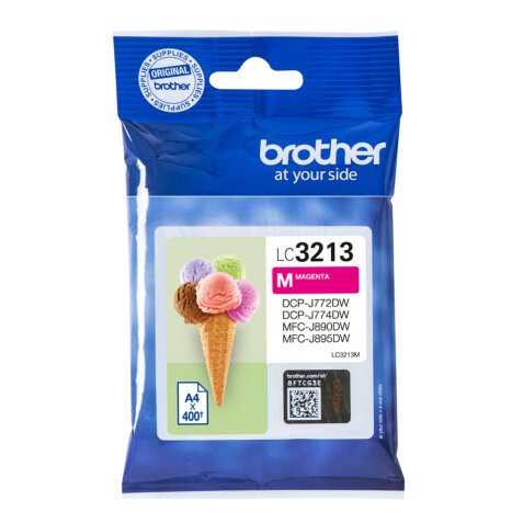 Brother LC3213M cartucho Original Magenta (400 páginas) 