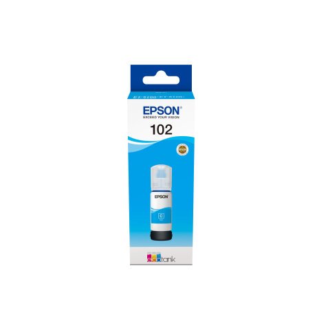 Epson 102 Original EcoTank Cian ink bottle alta capacidad (6000 páginas)