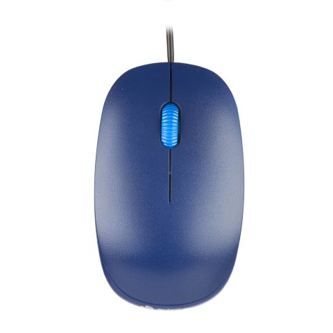 Raton ngs wired flame optico con cable 1000 dpi ambidiestros usb color azul