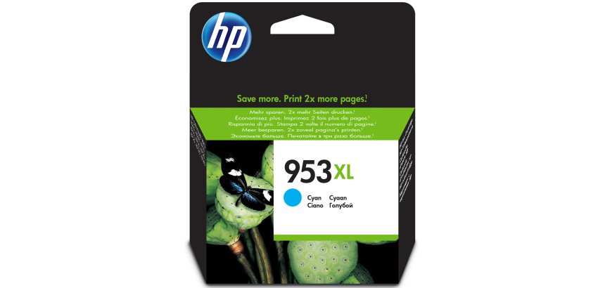 Ink-jet hp 953xl officejet pro 7730/7740/ 8725/8730 cian 1.450 paginas