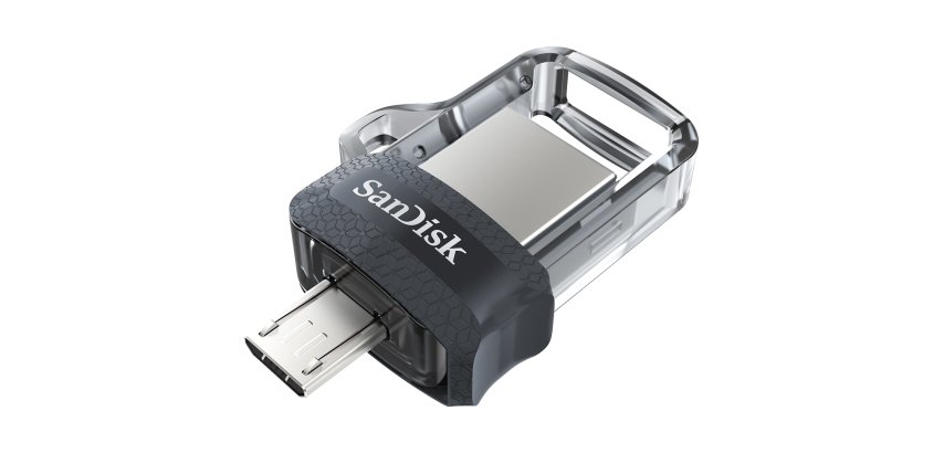 Memoria USB SanDisk Ultra Dual M3.0 USB tipo A/Micro-USB 3.2 Gen 1 (3.1 Gen 1) 128 GB