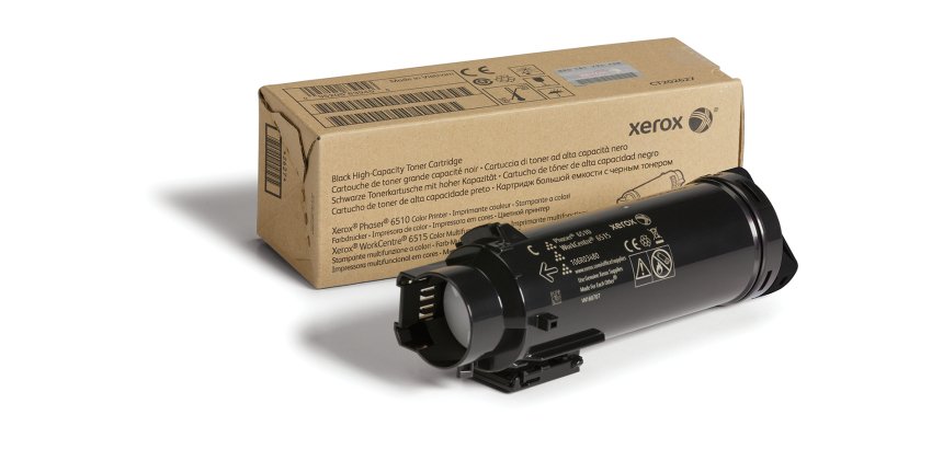 Tóner Xerox negro 106R03480 para Phaser 6510 / Workcentre 6515 de alta capacidad (5500 Páginas)