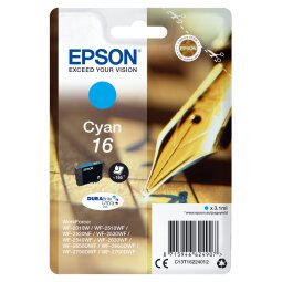 Epson 16 / C13T612200 Cartucho original cian de capacidad estándar (165 páginas)