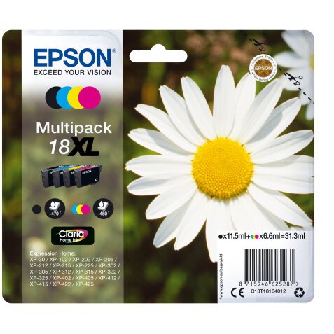 Epson Daisy Multipack 18XL 4 colores