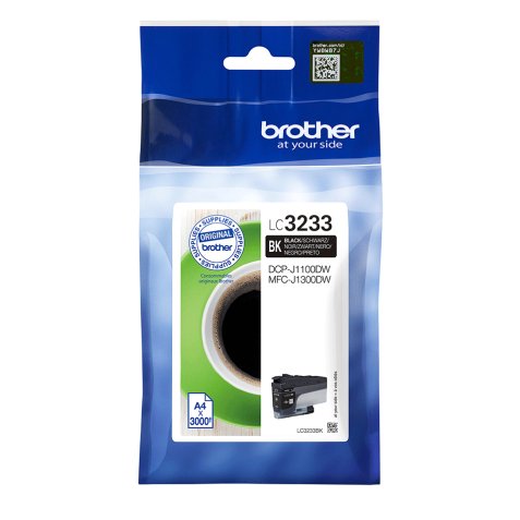 Brother LC-3233BK cartucho de tinta Original Negro 1 pieza(s)