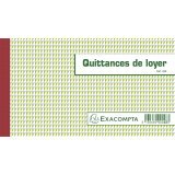  Manifold Quittances de loyer 12,5x21cm 50 feuillets tripli autocopiants - texte FR