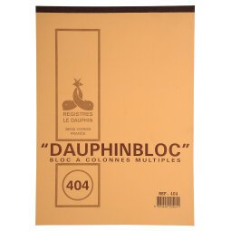Dauphinbloc 297 x 210 mm 4 kolommen 50 vellen