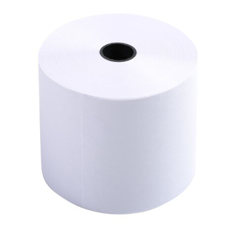 Rollos para caja y calculadoras - 1 pliegue offset - 60 g/m2 - Blanco