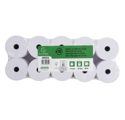 Bobines Calculatrices Exacompta 40655E - l 74 mm x L 40 m, Ø 70 mm - 1 pli(s) - paquet de 10