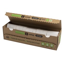 Rollen voor bankkaartterminals 57 x 30 mm - 9 m - SumUp - 1 thermische laag 55 g/m² fenol- en plasticvrij - wit