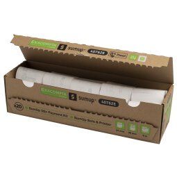 Rollen voor bankkaartterminals 57 x 30 mm - 9 m - SumUp - 1 thermische laag 55 g/m² fenol- en plasticvrij - wit