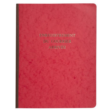 Geniet register 320 x 240 inkomende post 80 pagina's - rood