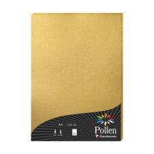 Etui de 50 feuilles Pollen 210x297mm 120g/m2 - Or