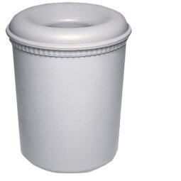 Fireproof Safety Waste Paper Bin - Stone grey