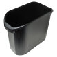 TOP LINE WASTE PAPER BIN black - Black