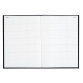 Register 340 x 225 mm geruit 200 genummerde pagina's zwart canvas