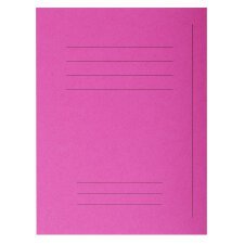 Pack of 50 pre-printed square cut folders Forever® 100% recycled - 24x32cm - Fuchsia