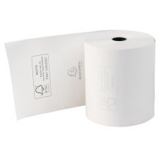 Rollen voor kastickets 80x80x12x72 - 1 thermische laag 55g/m2 zonder BPA. - Wit