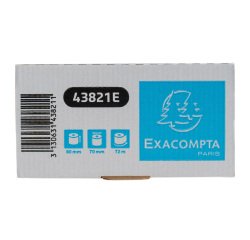 Spools Cases Exacompta 43821E - W 80 mm x L 72 m, Ø 76 mm - 1 ply - pack of 6