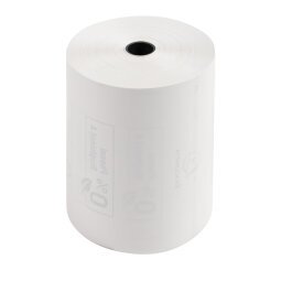 Exacompta, 1-lagige Thermorolle für Waagen 48g, 80x60 mm, Länge 44 mm, BPA-frei - Weiß