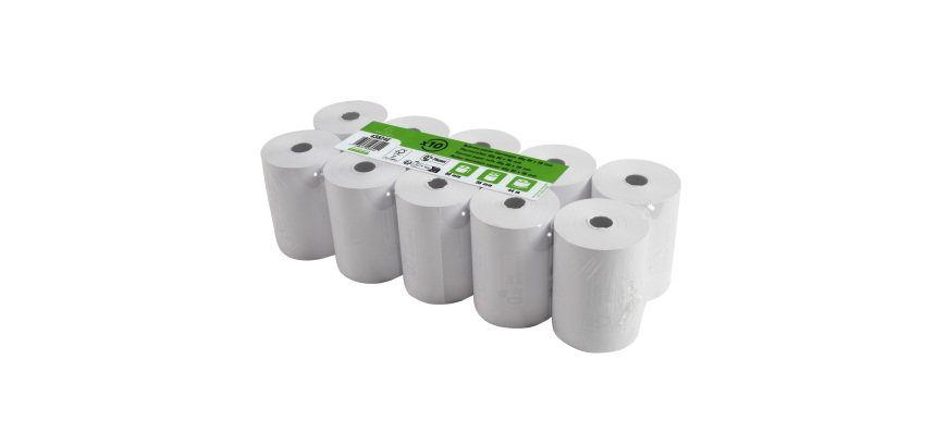 Bobines Balances Exacompta 43824E - l 80 mm x L 44 m, Ø 60 mm - 1 pli(s) - paquet de 10