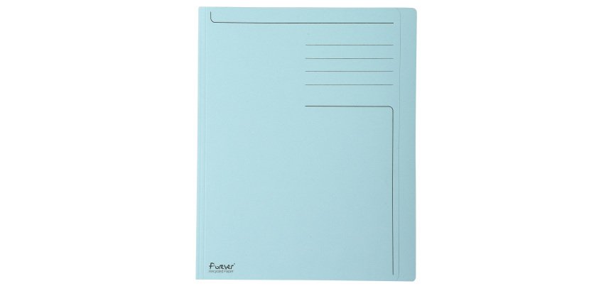 Chemise rigide à bord décalé Forever® 280g/m2 avec impression - 24x32cm