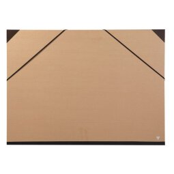 Carton à dessin Kraft à élastiques 52x72cm