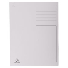 Folder Forever 280g Printed 3 Flap Grey