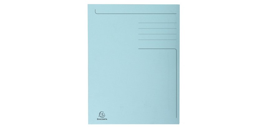 Chemise imprimée 3 rabats Forever® Exacompta 24,5 x 35 cm couleur assorties - Paquet de 100