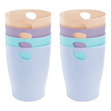 ECOBIN Waste paper bin pastel assorted - Assorted colours