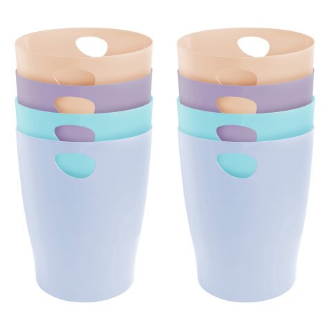 ECOBIN Waste paper bin pastel assorted