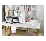 Corbeille à papier Ecobin Autentik - Blanc