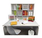 Corbeille à papier Ecobin Autentik - Blanc