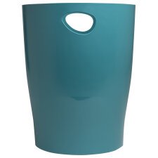 Ecobin Skandi waste paper basket - Pacific Blue