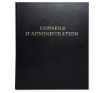 Registre reliure conseils d'administration 4 anneaux avec recharge 32 x 26 cm 100 feuillets