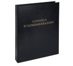 Registre reliure conseils d'administration 4 anneaux avec recharge 32 x 26 cm 100 feuillets