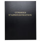 Reliure registre économique 32x26cm 4 anneaux - Conseils d'administration - Noir