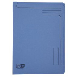 Paquet de 5 chemises coin 400g/m2 Clean'Safe - A4 - Bleu