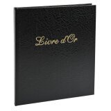 VISITORS BOOK 21X19 140PGS BALACRON WH. - Black